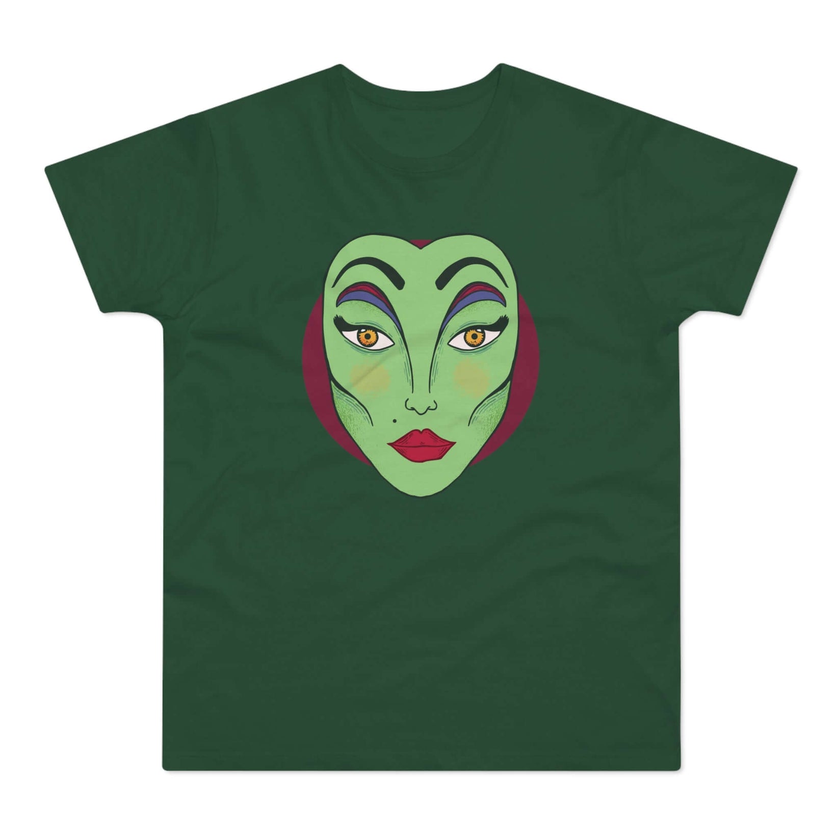 T-shirt med navnet: The Mask Of The Witch Seronia | T-Shirt Med Tryk.