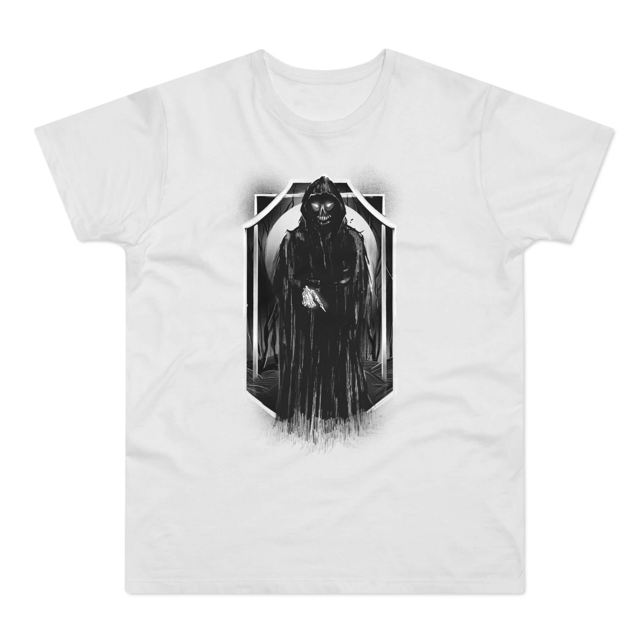 T-shirt med titlen: The Death Awaits You | T-Shirt Med Tryk.
