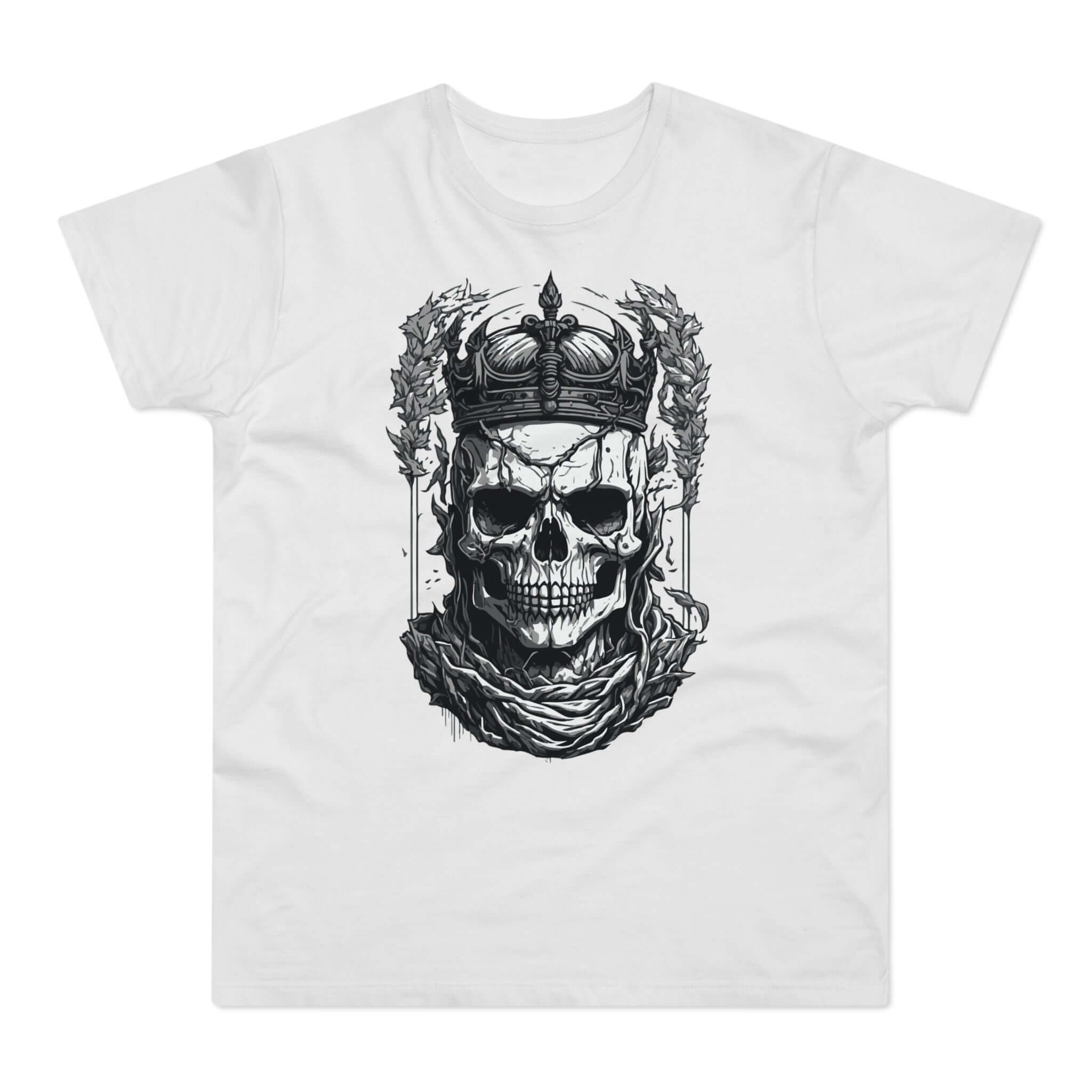 T-shirt med titlen: King Normund Will Live And Reign Forever | T-Shirt Med Tryk.