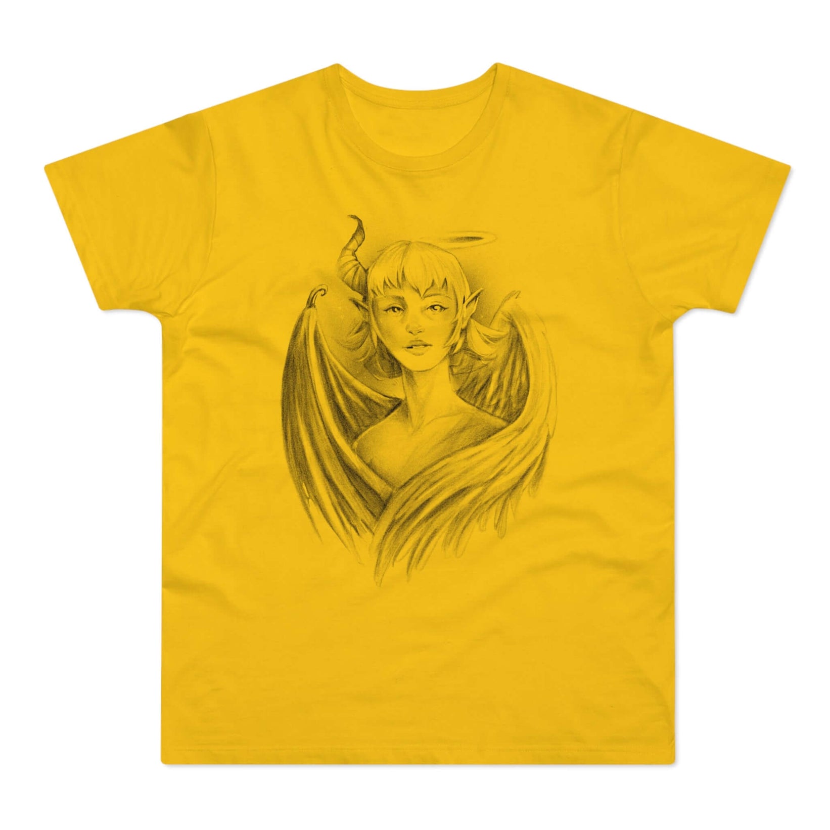 T-shirt med navnet: The Dark And Bright Sides In Everyone | T-Shirt Med Tryk.