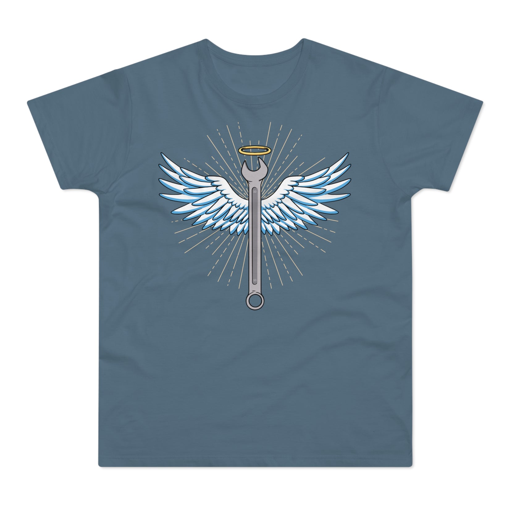T-shirt med navnet: The Holy Wrench | T-Shirt Med Tryk.