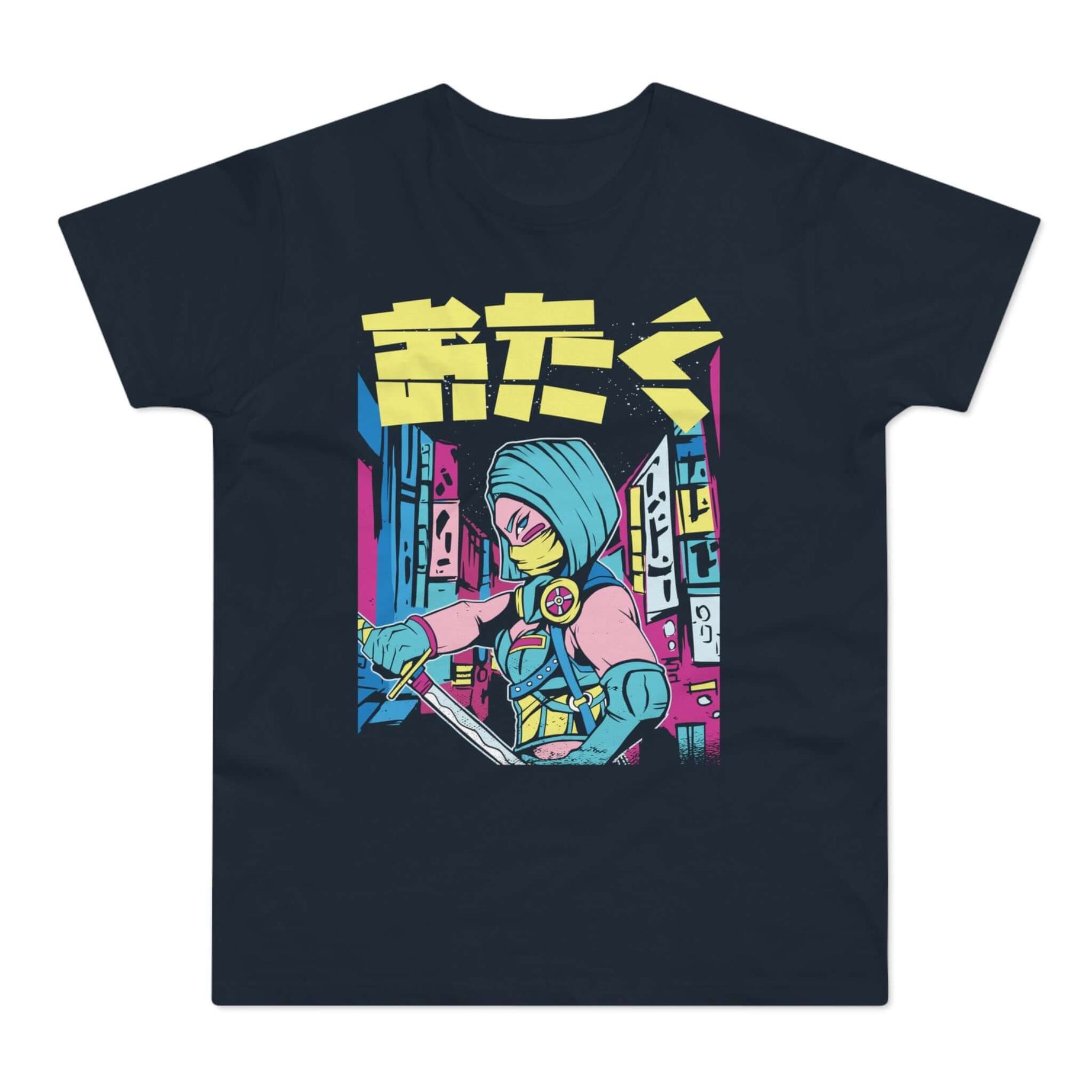 T-shirt med navnet: Kiko, Masked Assassin In The City | T-Shirt Med Tryk.