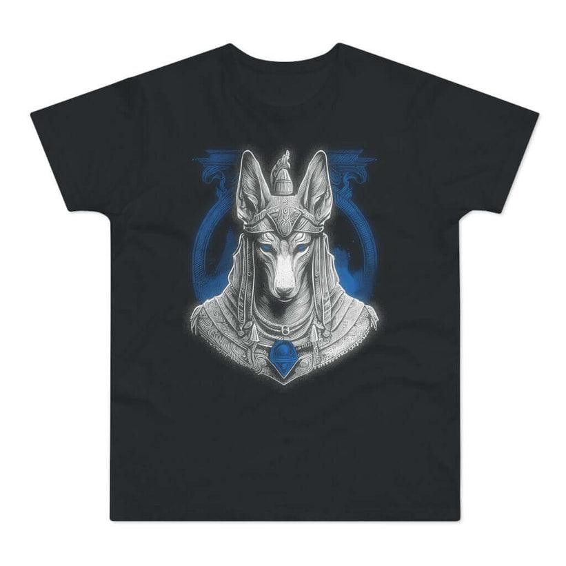 T-shirt med navnet: Anubis Looking Into Your Soul | T-Shirt Med Tryk.