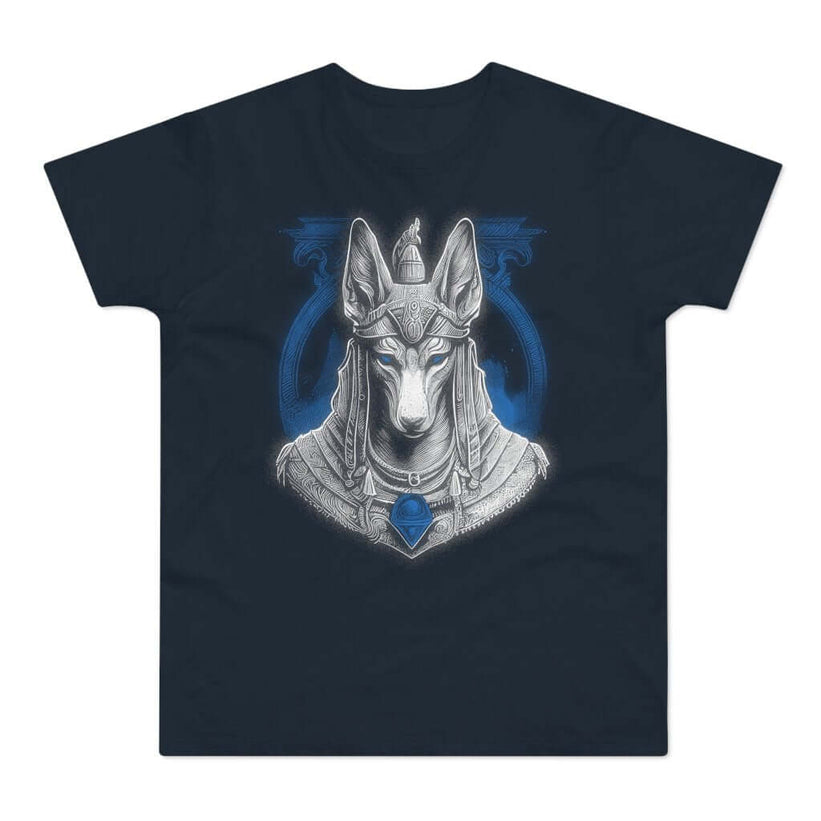 T-shirt med navnet: Anubis Looking Into Your Soul | T-Shirt Med Tryk.