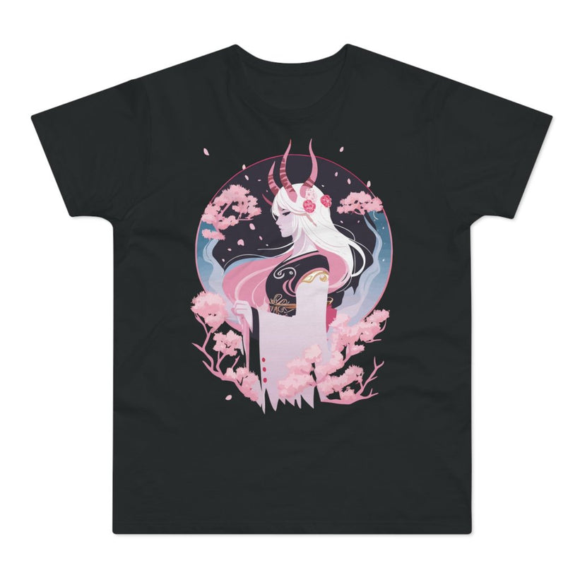 T-shirt med navnet: Asako, Demoness Of Flowers | T-Shirt Med Tryk.