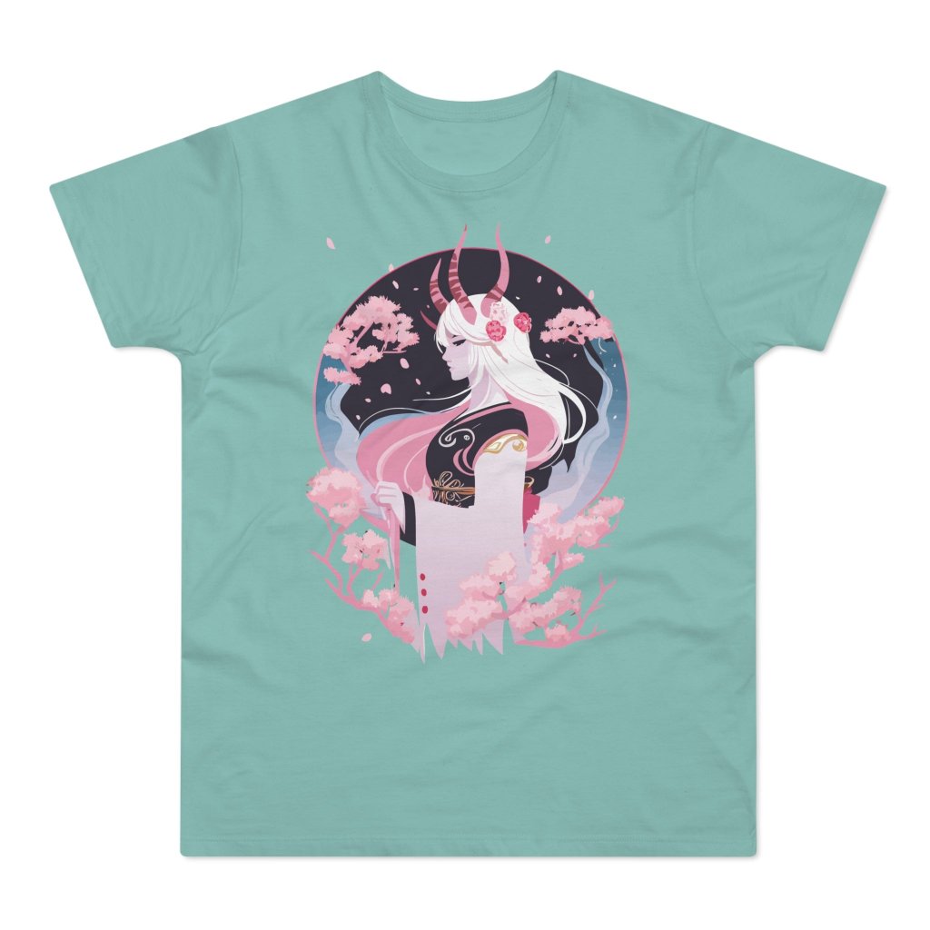 T-shirt med navnet: Asako, Demoness Of Flowers | T-Shirt Med Tryk.