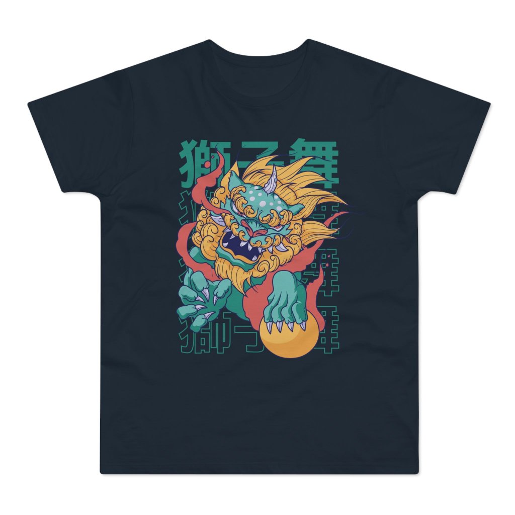 T-shirt med navnet: Fu-Long, Dragon Of Dogs | T-Shirt Med Tryk.