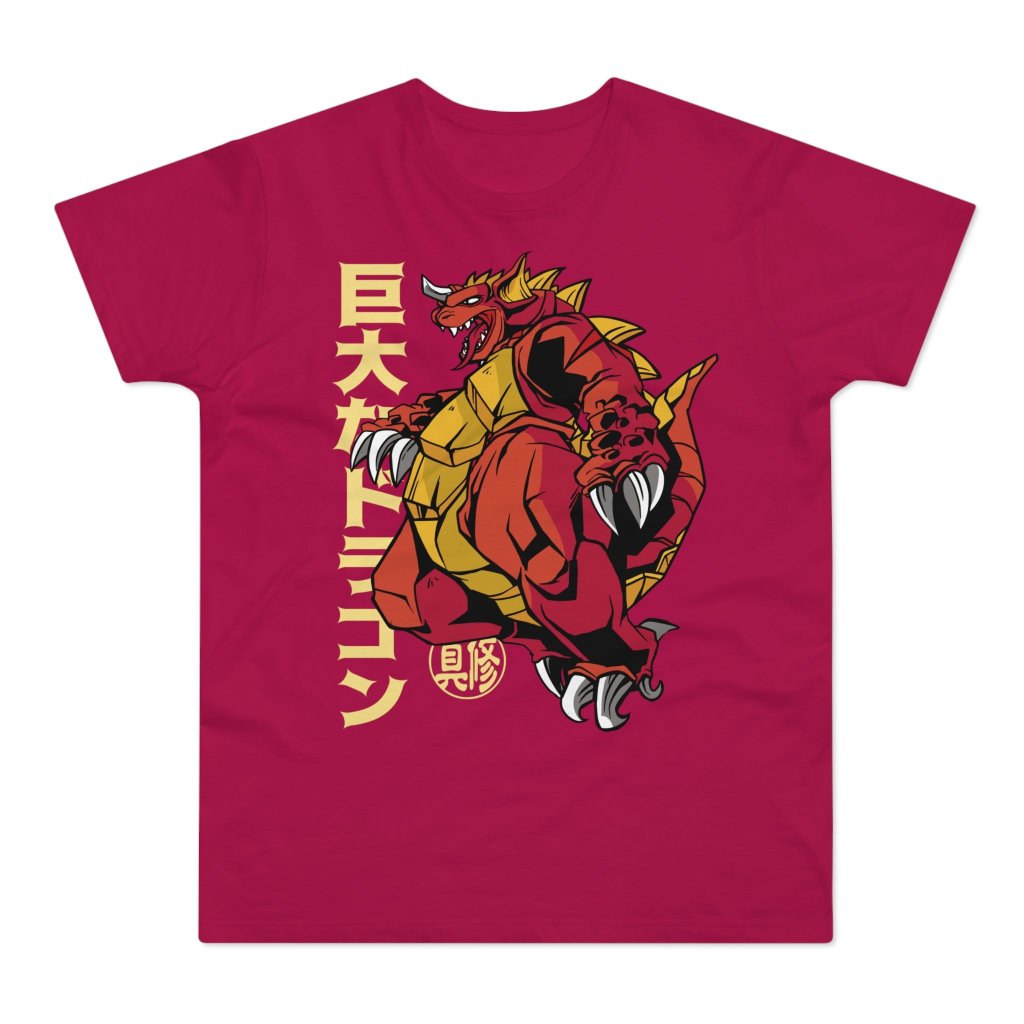 T-shirt med navnet: Arrival Of The Kaijū | T-Shirt Med Tryk.