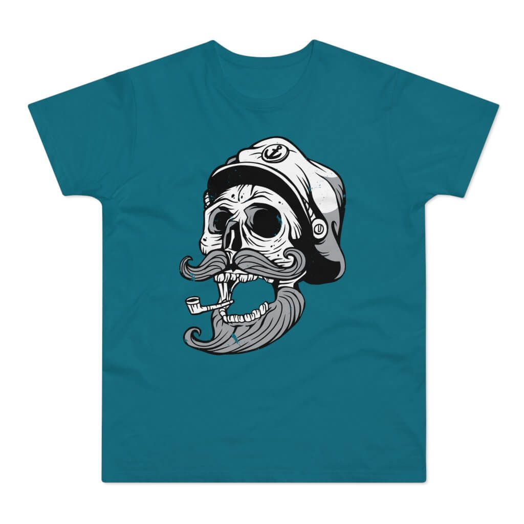 T-shirt med titlen: Captain Stevenson's Last Sea Journey | T-Shirt Med Tryk.
