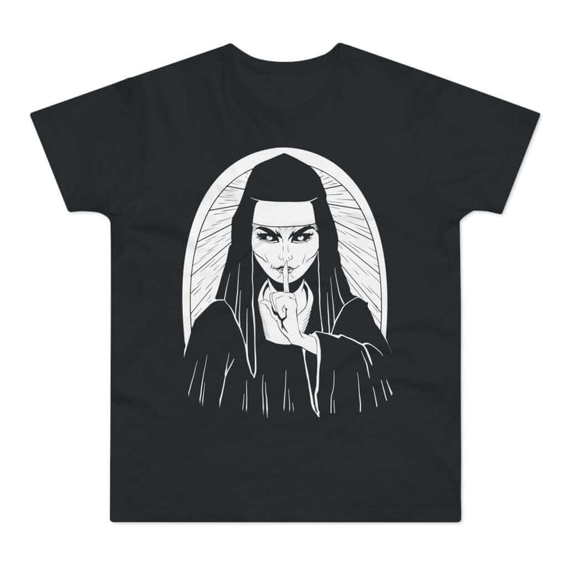 T-shirt med navnet: Don't Say A Word | T-Shirt Med Tryk.