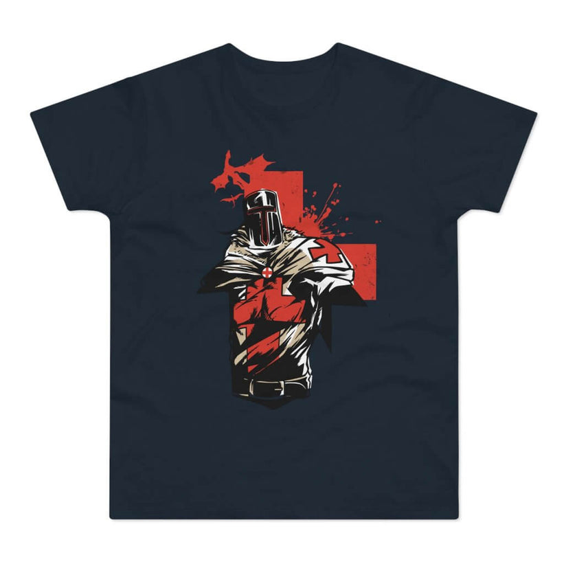 T-shirt med navnet: For The Holy Cross! | T-Shirt Med Tryk.