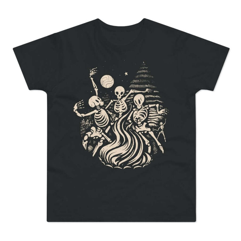 T-shirt med titlen: Danse Macabre - Or: Dance Of The Dead | T-Shirt Med Tryk.