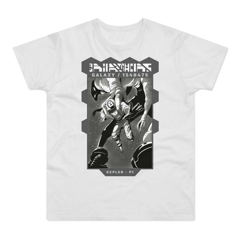 T-shirt med titlen: Dramatic Turn Of Events On Keplar P-1 | T-Shirt Med Tryk.