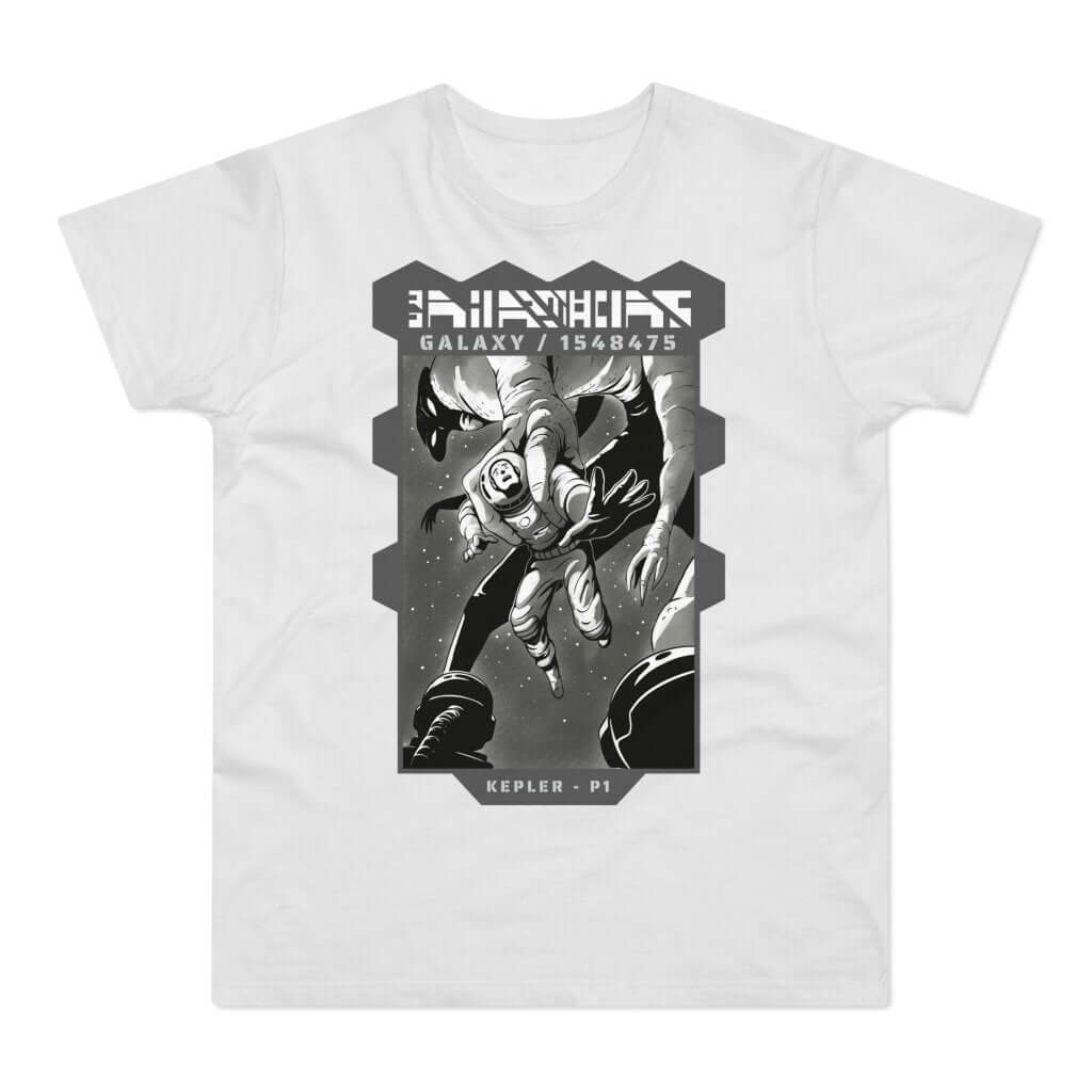 T-shirt med titlen: Dramatic Turn Of Events On Keplar P-1 | T-Shirt Med Tryk.