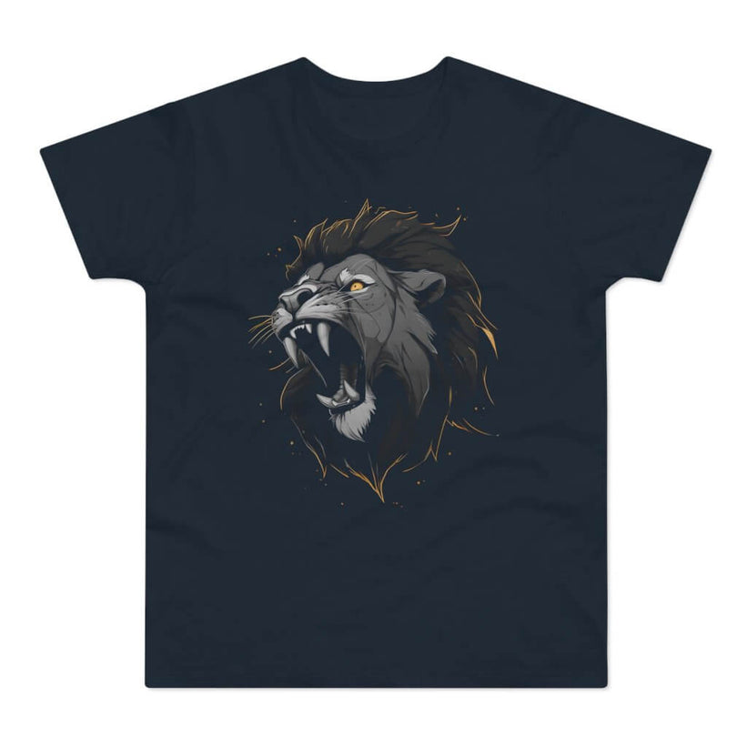 T-shirt med titlen: Be Silent When The King Raises His Voice | T-Shirt Med Tryk.