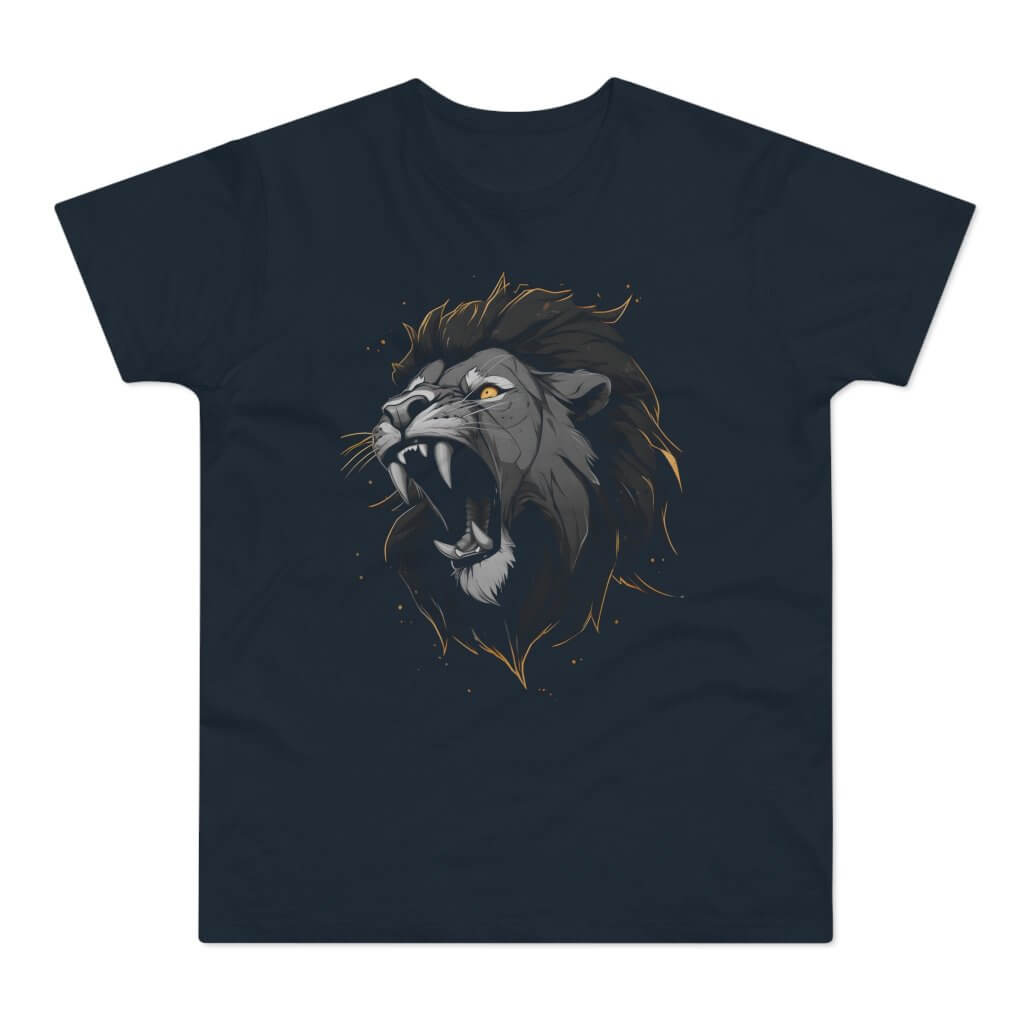 T-shirt med titlen: Be Silent When The King Raises His Voice | T-Shirt Med Tryk.