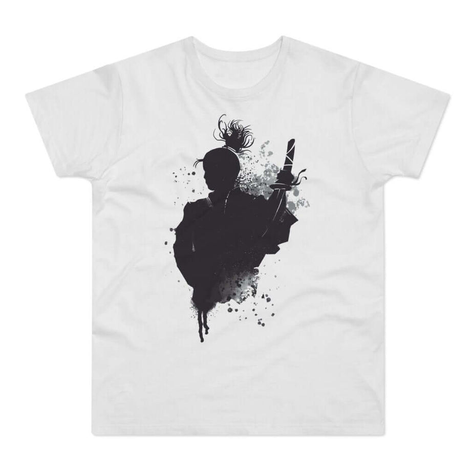 T-shirt med navnet: Floating Shadow Of The Ronin | T-Shirt Med Tryk.