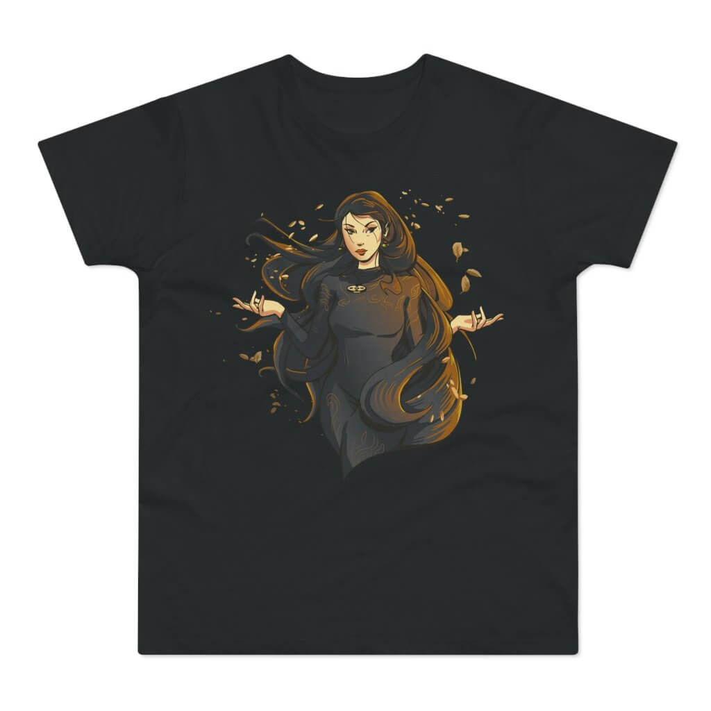 T-shirt med navnet: Freja, Witch Of The North | T-Shirt Med Tryk.